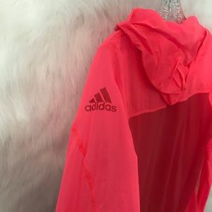 Adidas Neon Pink Windbreaker